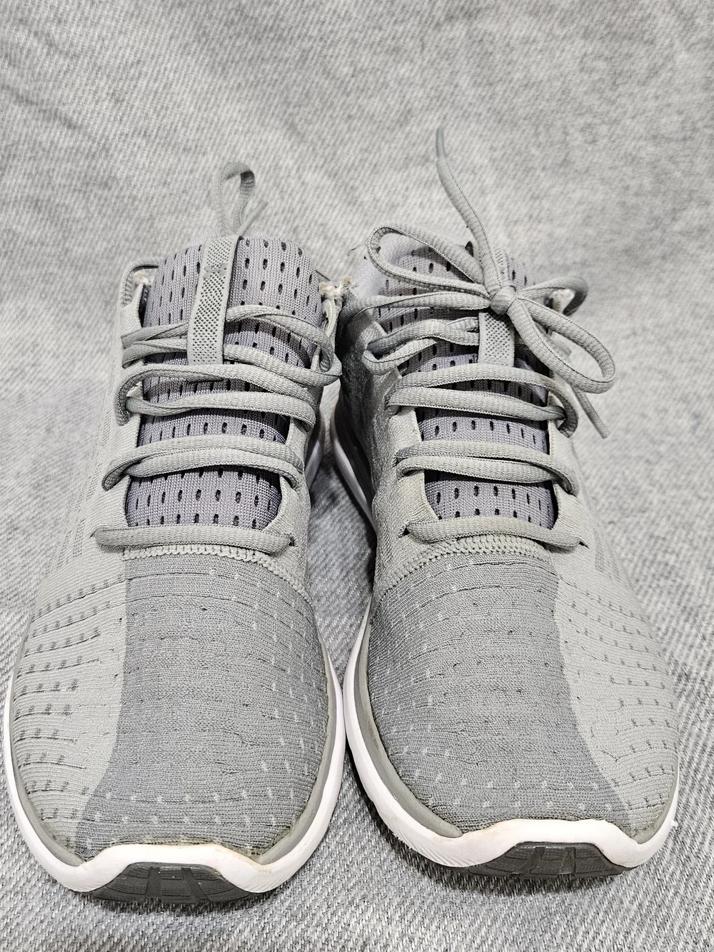 Under Armour Threadborne Slingflex Overcast Grey Athletic Shoes Women's Size 8.5